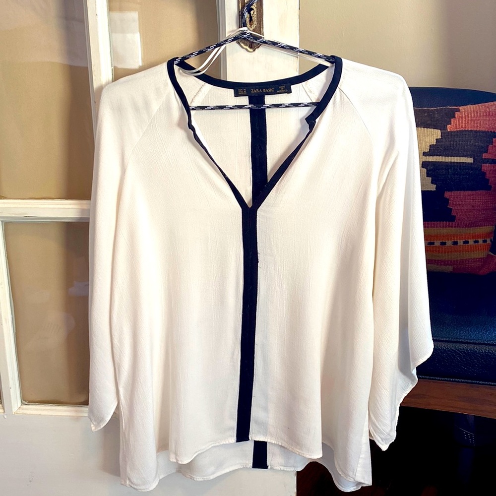 Zara loose fitting blouse